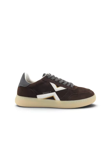 Sneakersy Alexander Smith skórzane brązowe
