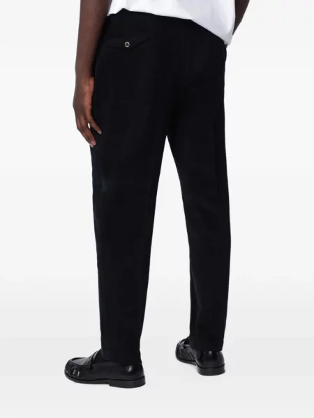Pantaloni Santaniello de catifea cord albastru