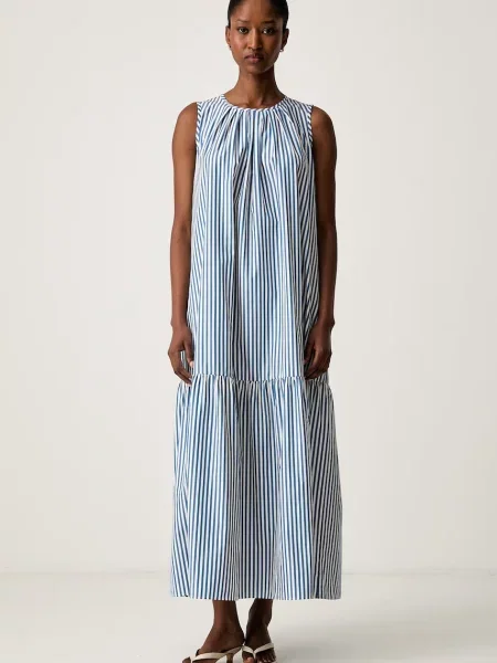 Weekend Max Mara rochie de vară din WKDCAPO albastru