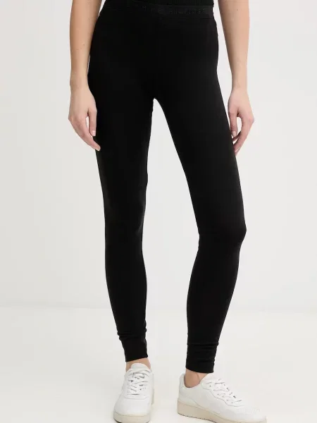 Tommy Hilfiger legginsy gładkie czarny
