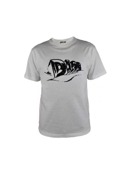 Koszulka Dior z dżerseju biała