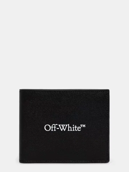 Кожаный кошелек Off-white белый