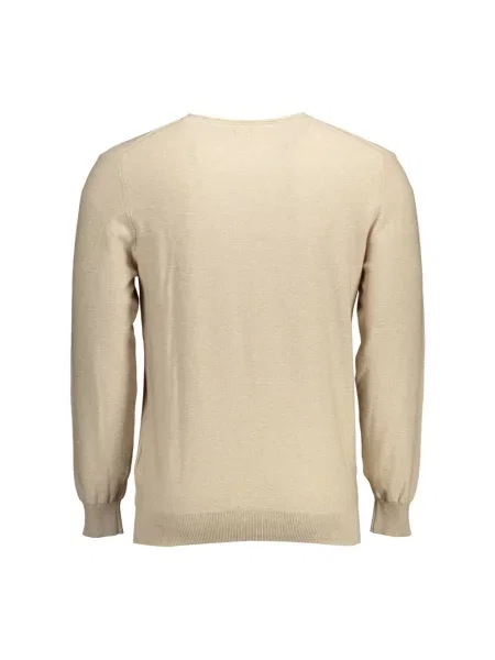 Dzianinowy sweter Gant elegancki beżowy