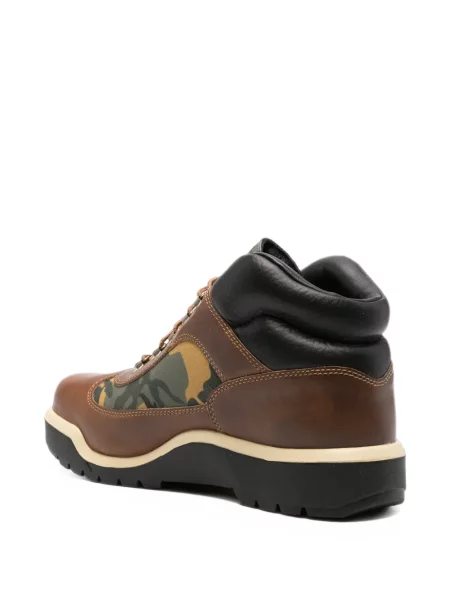 Botine Timberland cu imagine cu model camuflaj maro