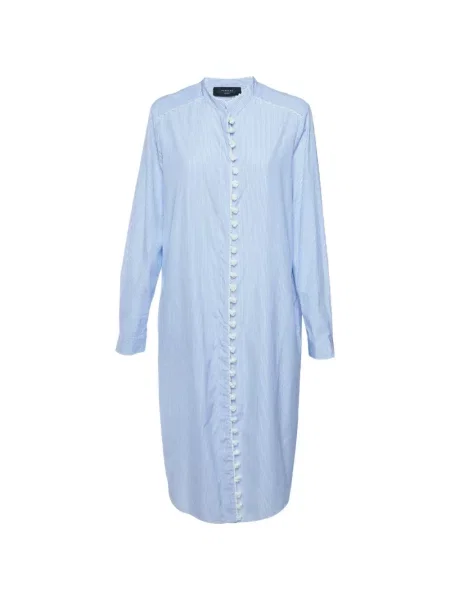 Rochie tip cămașă Weekend Max Mara cu dungi albastru