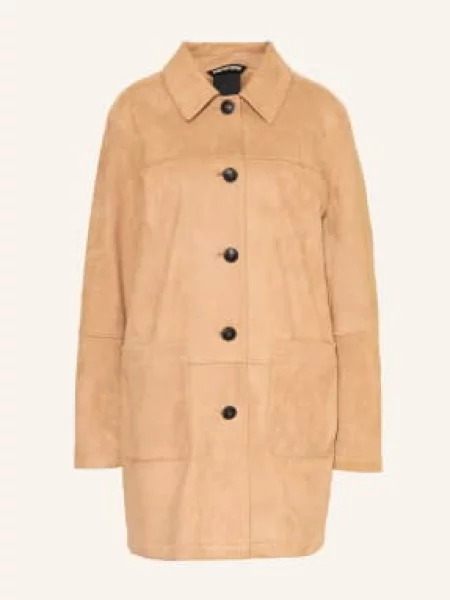 Fuchs Schmitt Płaszcz Imitujący Skórę braun