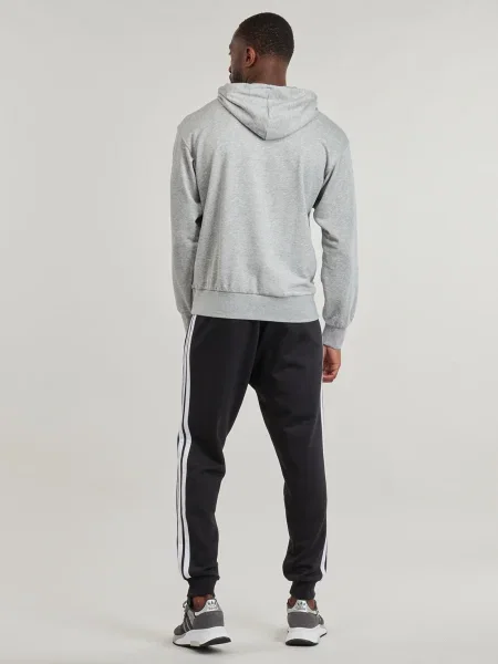 Froté mikina s kapucňou Adidas sivá