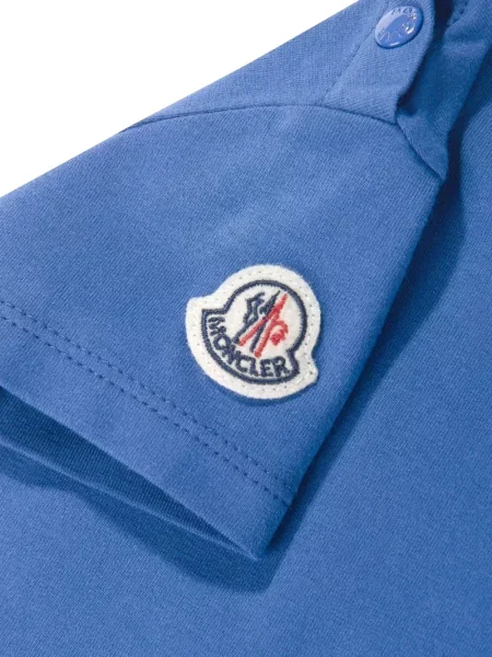 Koszulka dziecięca Moncler Enfant niebieska