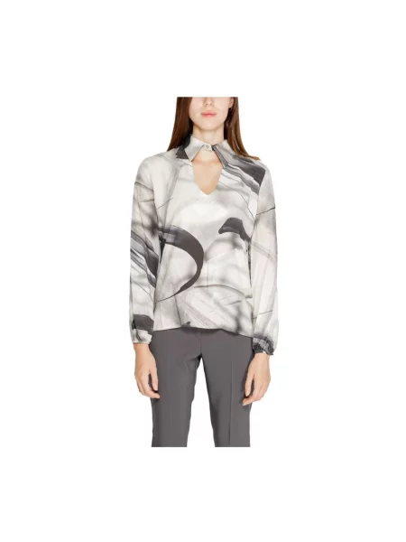 Wielobarwność bluzka Rinascimento szara