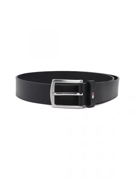Bőr öv Tommy Hilfiger fekete