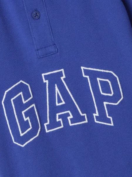 Поло тениска Gap синьо