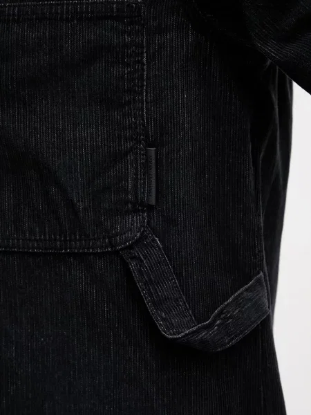 Вельветова сорочка Armani Exchange regular класичний комір синій