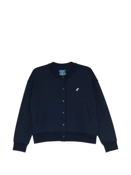 Cardigan Sport B. By Agnès B. cu broderie alergare albastru