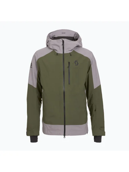 Лижна куртка SCOTT Ultimate GTX douglas green/evening grey сіра