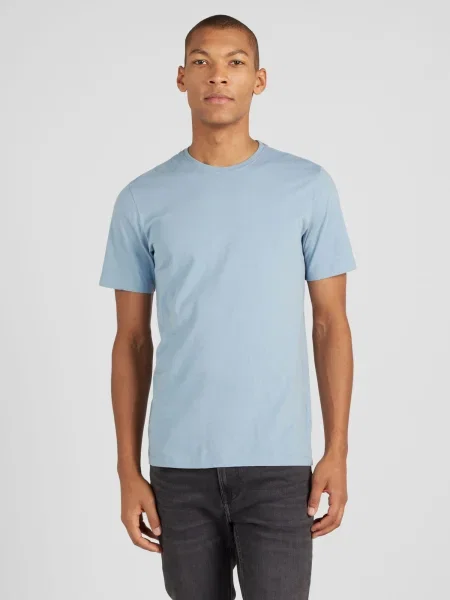 KnowledgeCotton Apparel Tricou deschis albastru