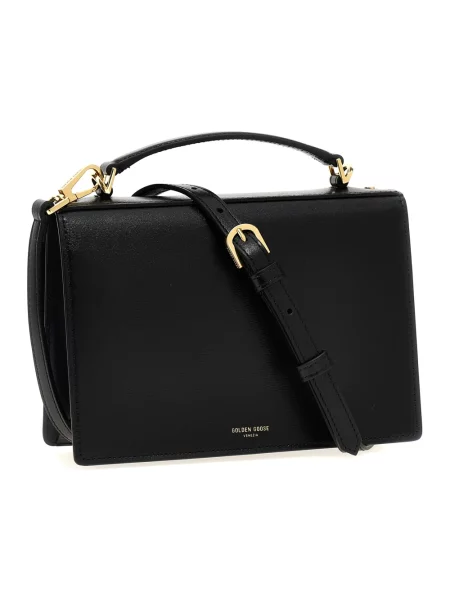 Torebka skórzana Golden Goose skórzana czarna