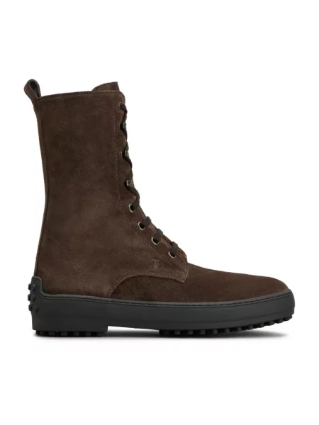 Botki Tod's zamszowe brązowe