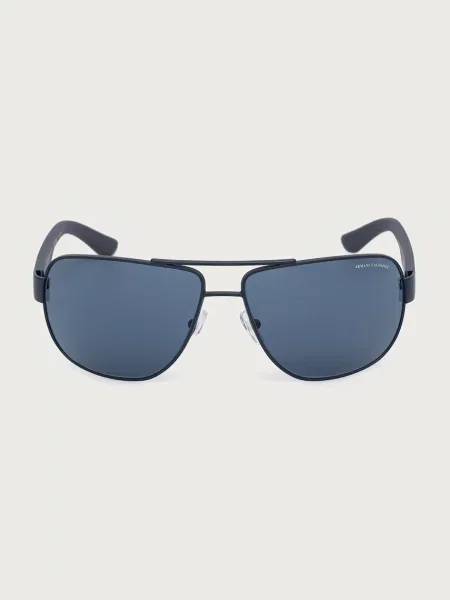 Armani Exchange okulary przeciwsłoneczne niebieskie