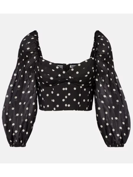 Cropp top Zimmermann cu buline negru