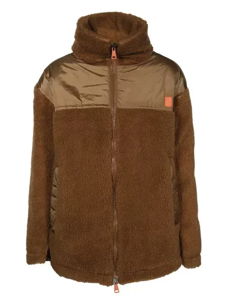 Geacă Weekend Max Mara din fleece maro