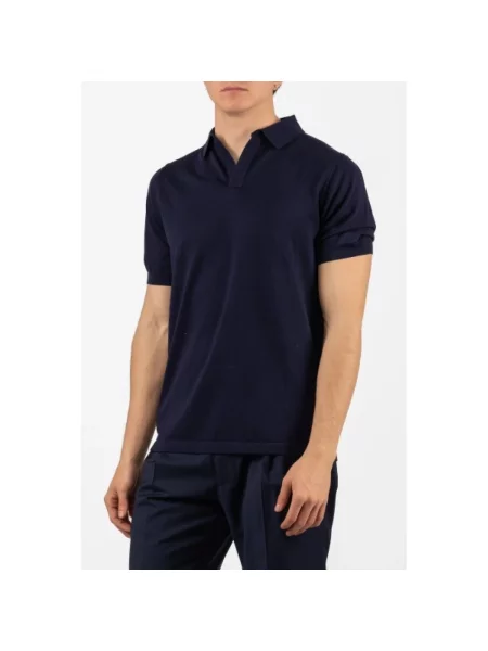 Koszulka polo Mc2 Saint Barth niebieska