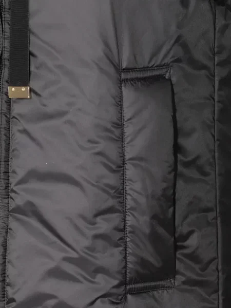 Vestă Max Mara cu glugă negru