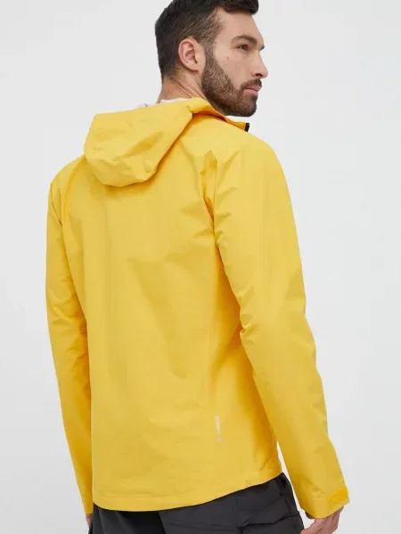 Outdoorová bunda Salewa Puez Aqua 4 PTX žlutá modrá