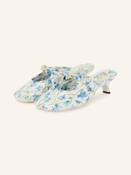 Loewe Mules Pebble bílá/ modrá bílé