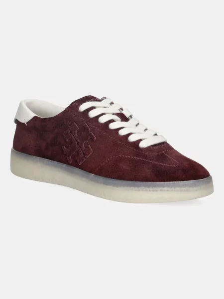 Tory Burch sneakers din piele întoarsă Phoenix Sneaker bordo