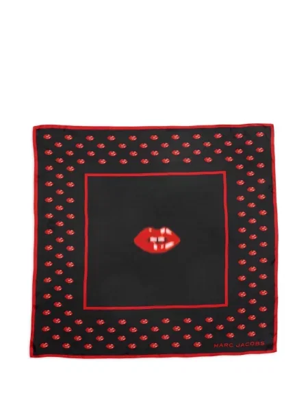 Fular Marc Jacobs cu imagine negru