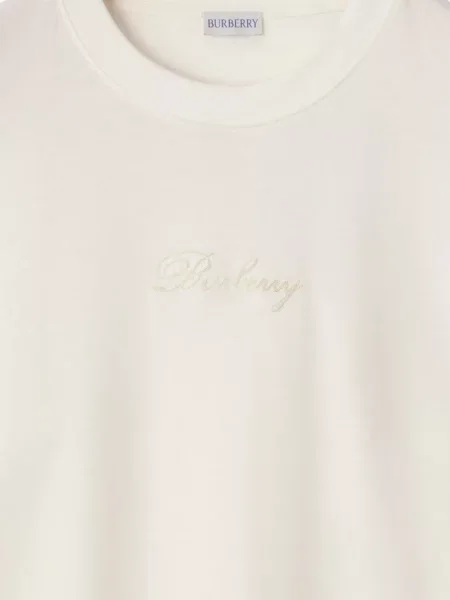 Tricou Burberry cu imagine alb