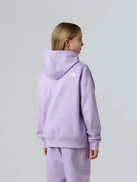 Дитяче Худі The North Face Essential бузковий бавовна/поліестер