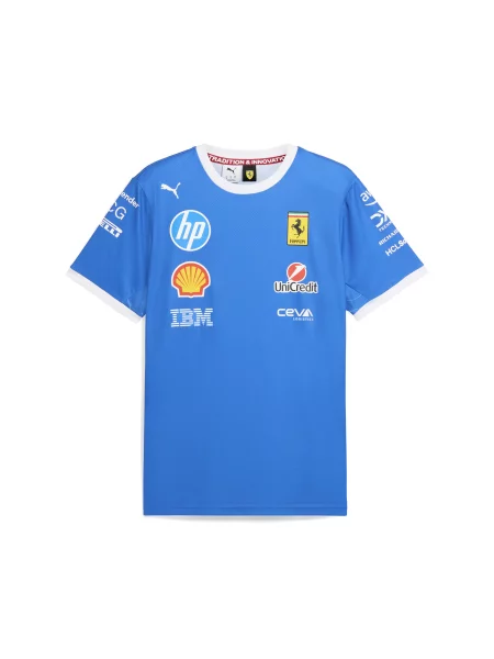 PUMA koszulka Scuderia Ferrari HP Team Monza Motorsport Steer S niebieski