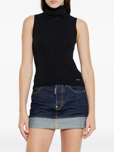 Heláncă Dsquared2 fără mâneci negru