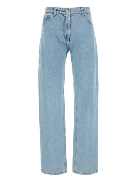 Proste jeansy Magda Butrym niebieskie