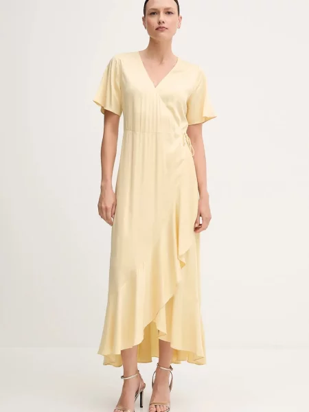Gant rochie maxi drept galben