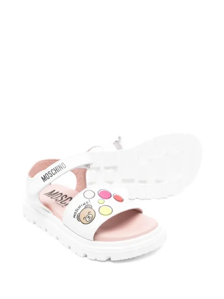 Dětské sandály Moschino bílé