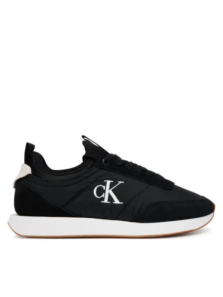 Calvin Klein Jeans Sneakers Retro Runner Lace Up Sock negru