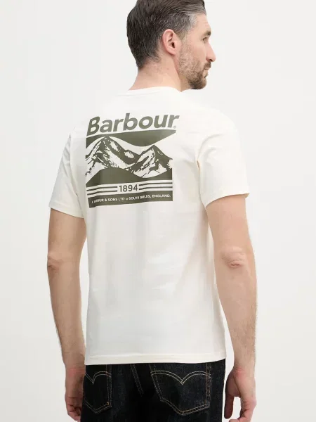 Barbour osnovna kratka majica Camber bež
