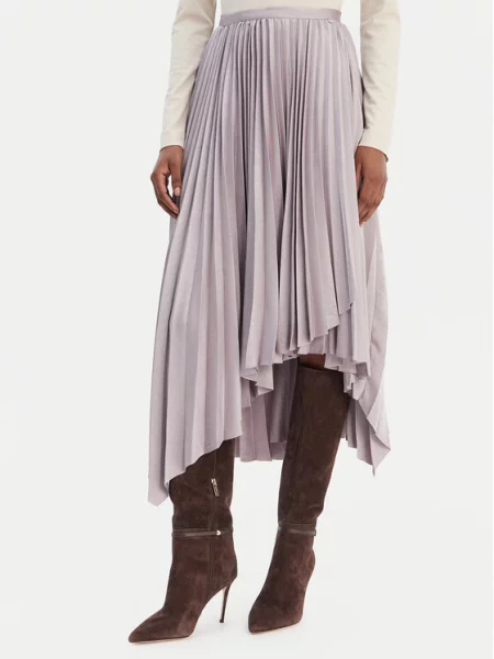 BOSS Спідниця в складку C_Vlantel фіолетовий