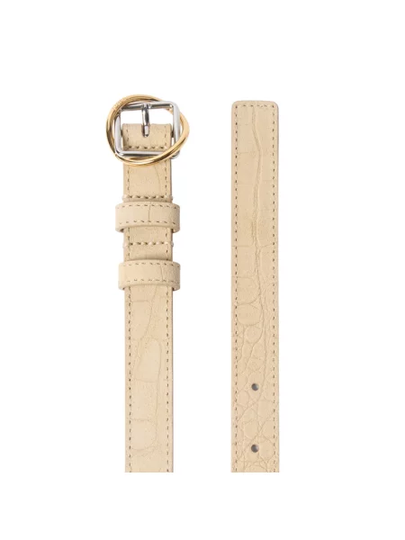 Pasek Jacquemus skórzany brązowy