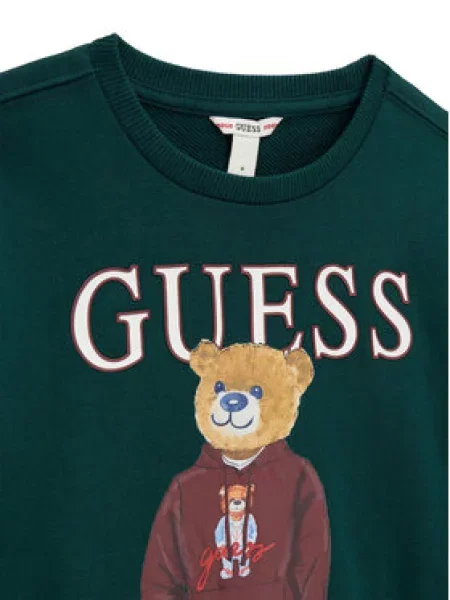 Guess Pulóver Sötétzöld