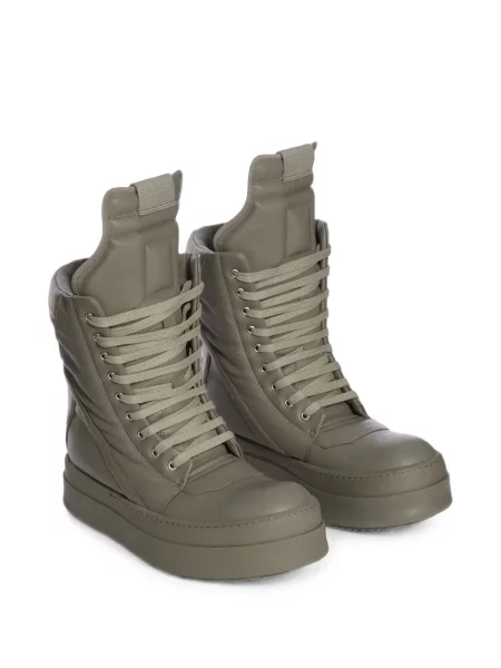 Sneakerși Rick Owens din piele gri