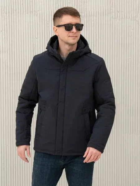 Классическая демисезонная куртка City Fashion Classic синяя