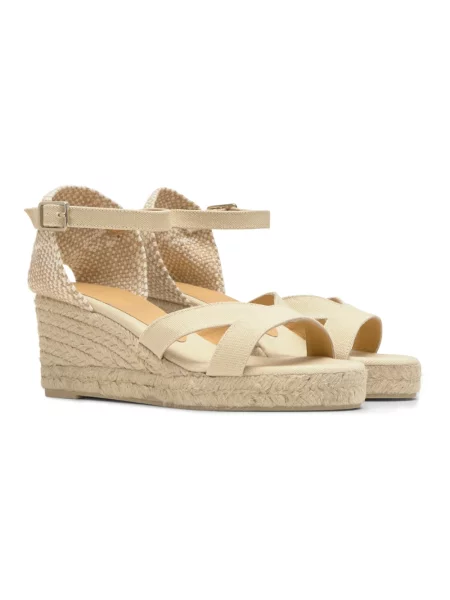 Espadryle Castañer beżowe