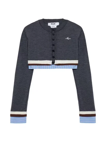 Decupat cardigan Msgm gri