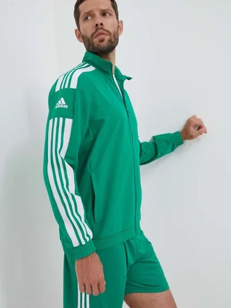 Суитчър Adidas Performance с апликация зелено