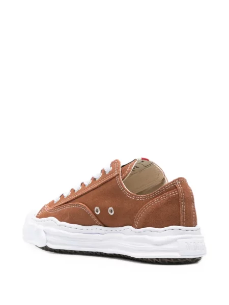 Sneakerși Maison Mihara Yasuhiro din piele de căprioară maro