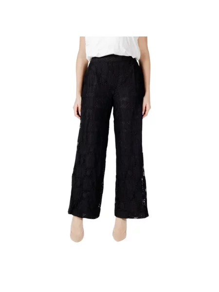 Spodnie Vila koronkowe czarne