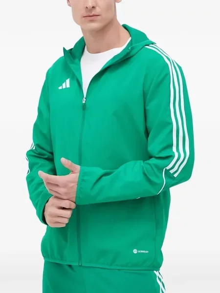 Csíkos tornaterem rövidnadrág Adidas nyomtatás kék